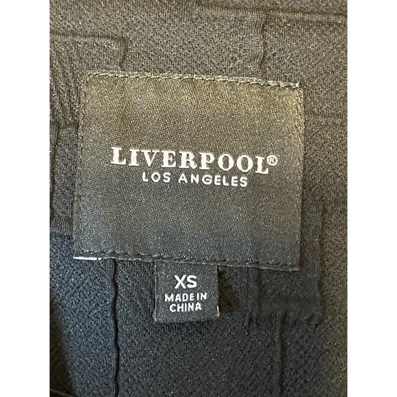 Liverpool Jacket XS Black Jacquard Moto Style Night Luxe Regency Biker Core - Picture 7 of 8